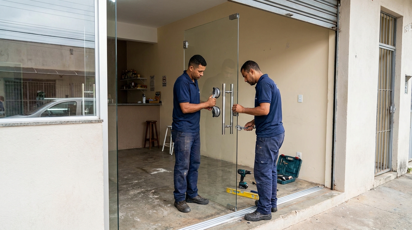 Portas em Vidro na Coroado, Manaus‑AM