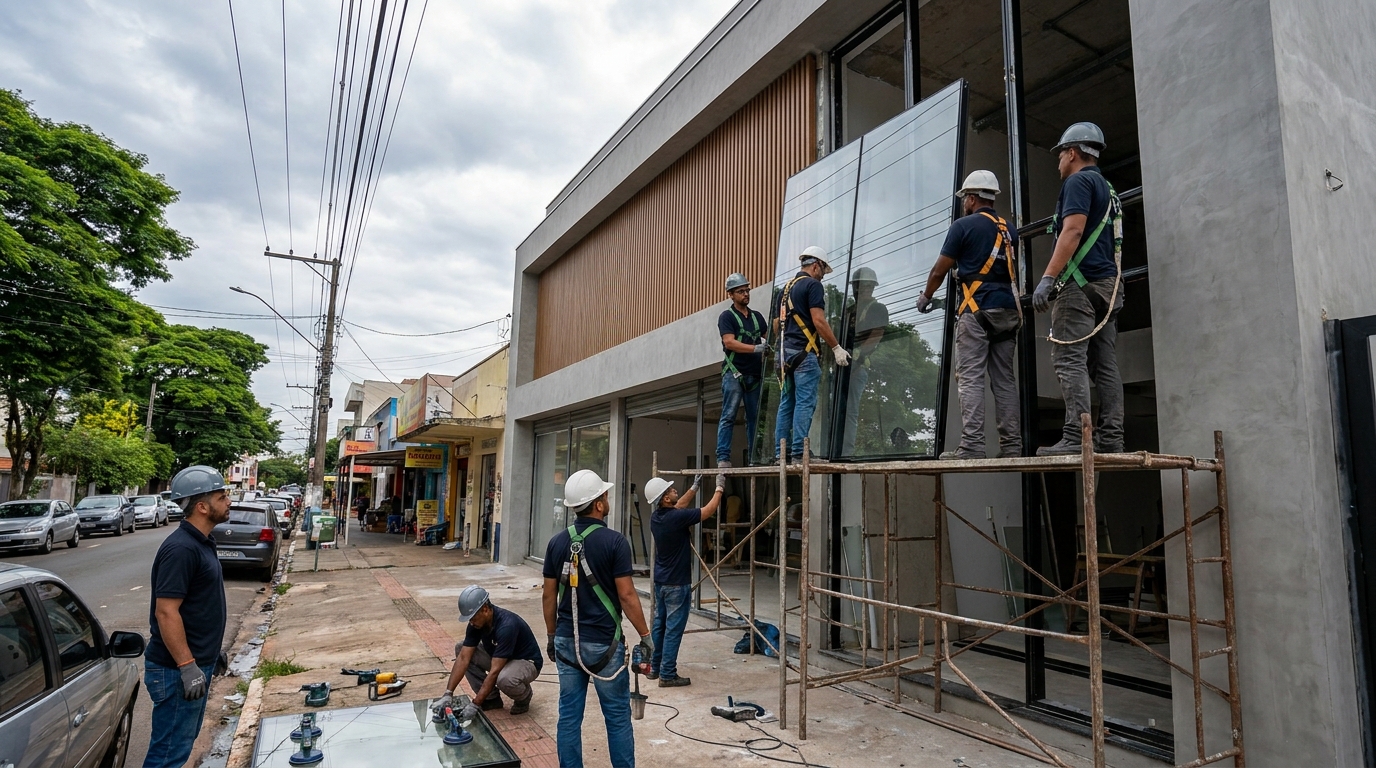 Fachada de Vidro em Manaus‑AM